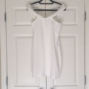 White off the shoulder dress